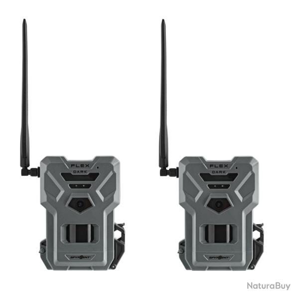 Spypoint FLEX DARK TWIN PACK Camra de Surveillance Cellulaire PHOTO et VIDO