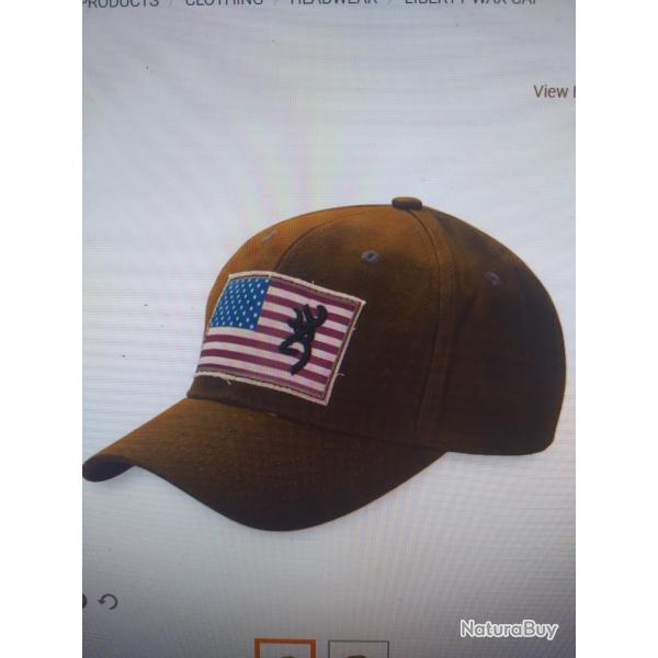 Cap liberty wax dark brown browning