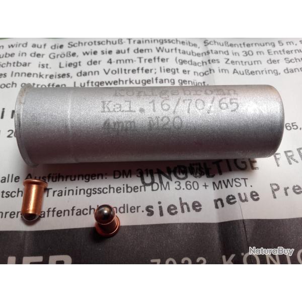 Tube r�ducteur cal.16/4mm M20