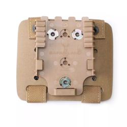 Plaque adaptation MOLLE Receveur QLS Tan