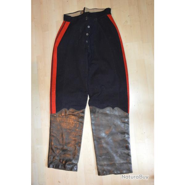 PANTALON ARTILLERIE A CHEVAL Mle 1854/71-SECOND EMPIRE-NAPOLEON III-1870/71-CRIMEE-ITALIE-MEXIQUE