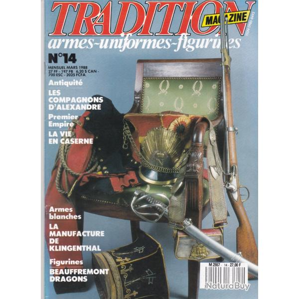 Tradition magazine n. 14 mars 1988, la manufacture de Kligenthal