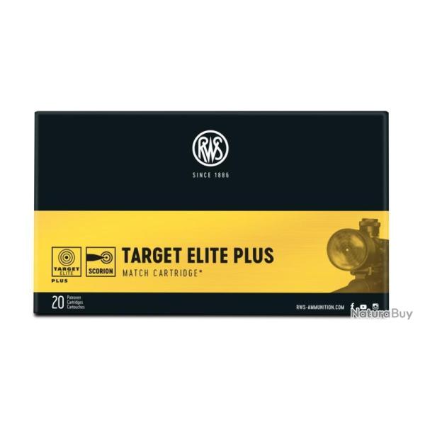 Munitions RWS 6.5x55 SE Target Elite Plus Scorion 9.3g 143gr x2 boites