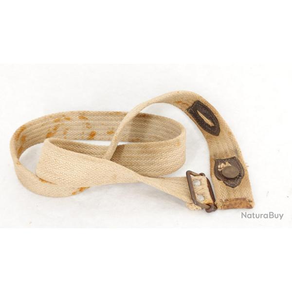 BRETELLE TOILE ERSATZ CACHOU POUR CARABINE MOUSQUETON BERTHIER - FRANCE WW1 PREMIERE GUERRE MONDIALE