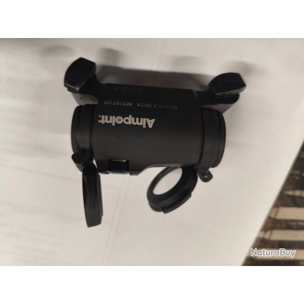 point rouge aimpoint h2 2 moa avec montage blaser