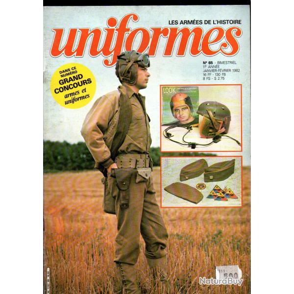 revue uniformes 65, tankiste us de normandie, infanterie de ligne 1871-1880, 1764 officier de marine