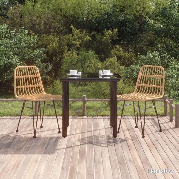 Ensemble � manger de jardin 3 pcs R�sine tress�e
