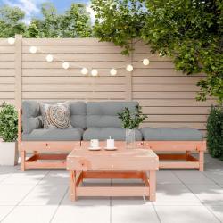 Salon de jardin 4 pcs bois massif douglas