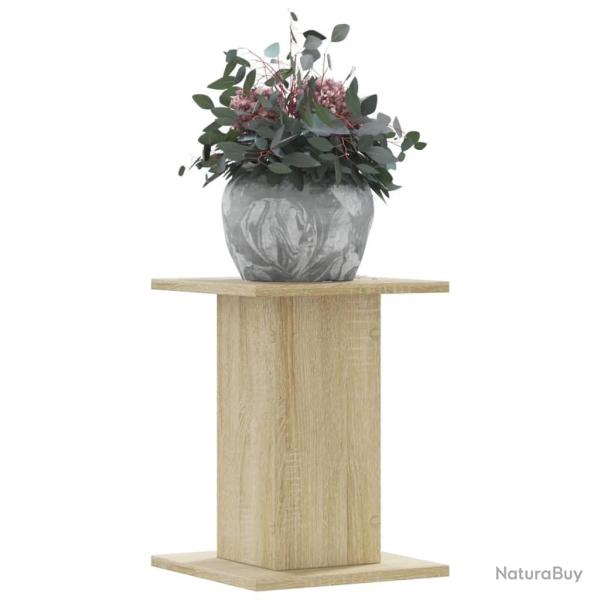 Supports pour plantes 2 pcs ch�ne sonoma bois d'ing�nierie