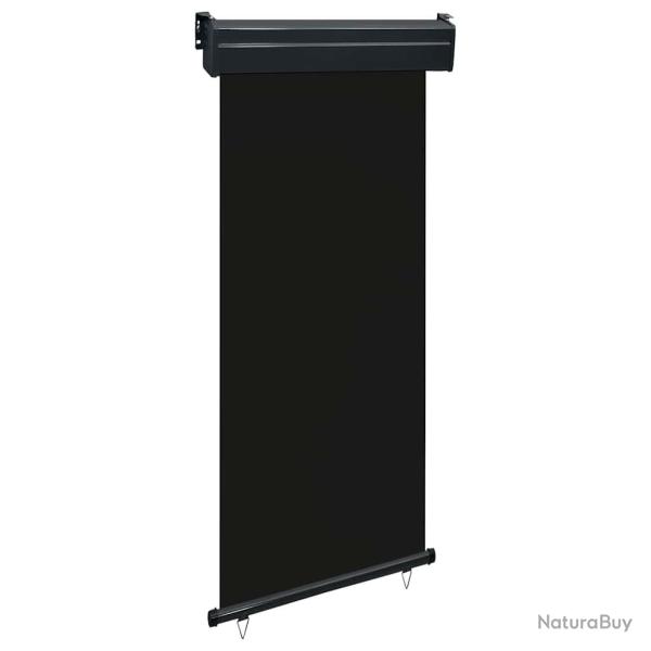 Auvent latral de balcon 85x250 cm noir