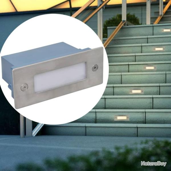 Lampes LED encastr�e d'escalier 12 pcs 44x111x56 mm