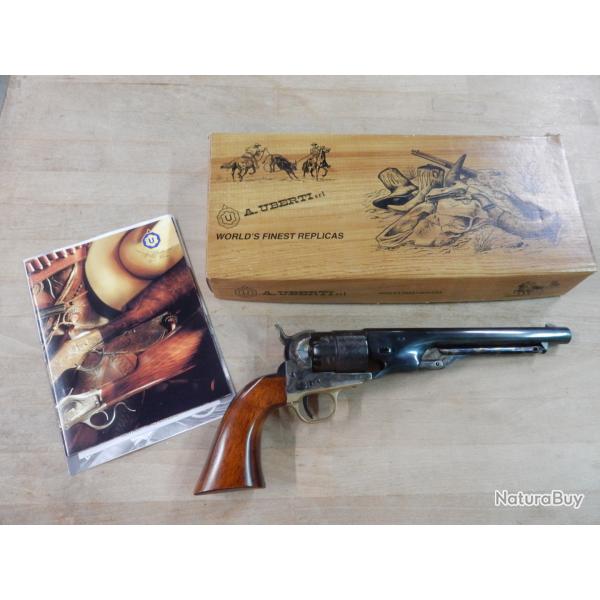 REVOLVER UBERTI 1860 ARMY CAL 44 + BOITE D'ORIGINE OCCASION PARFAIT ETAT