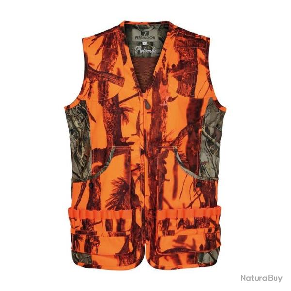 PERCUSSION GILET CHASSE PALOMBE GHOST CAMO BLAZE M