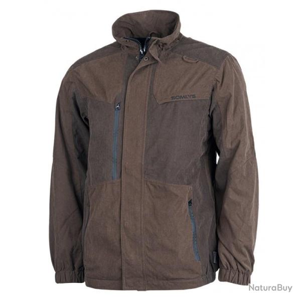 SOMLYS VESTE BICOLORE MARRON CLASSY M