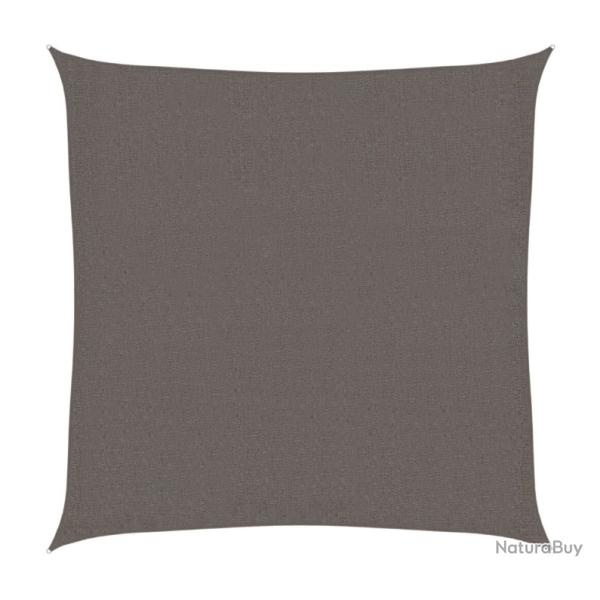 Voile d'ombrage carr 2x2 m anthracite en PEHD - Fracheur lgante pour terrasse et jardin