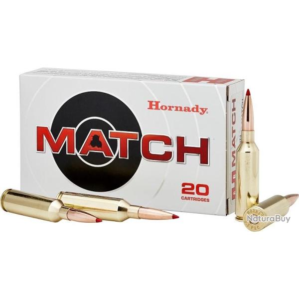 Munitions HORNADY 6.5 prc 147 gr ELD Match par 60