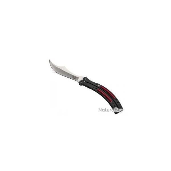 Couteau papillon Herbertz lame acier 420  cran intrieur