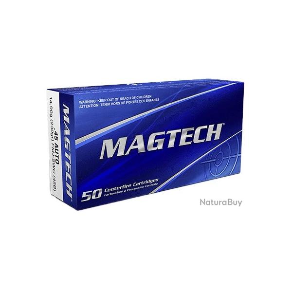 CARTOUCHES MAGTECH 45 AUTO 230GR FMJ SWC