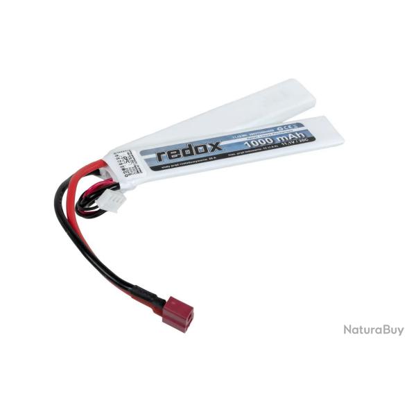 BATTERIE REDOX 1000 mAh 11.1 V 20C (2+1) T-Dean
