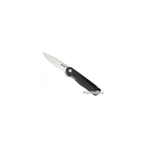 Couteau Herbertz  SELEKTION G10 NOIR lame acier D2 satin avec  flipper 
