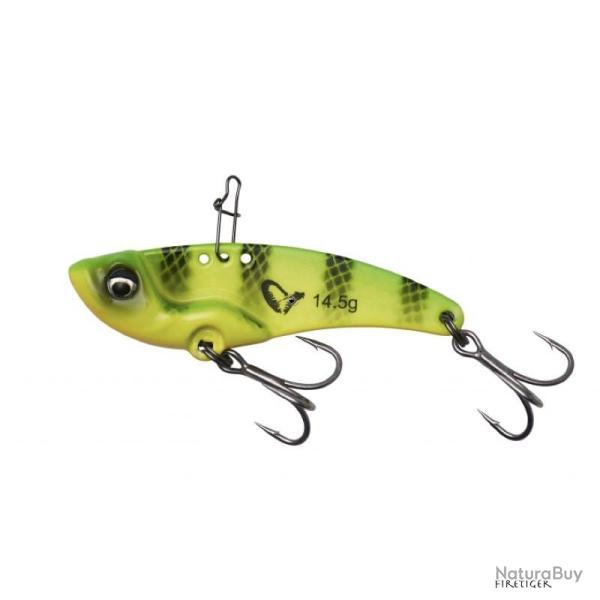 Lame Vibrante Savage Gear Vib Blade 5,5cm Green Silver Ayu