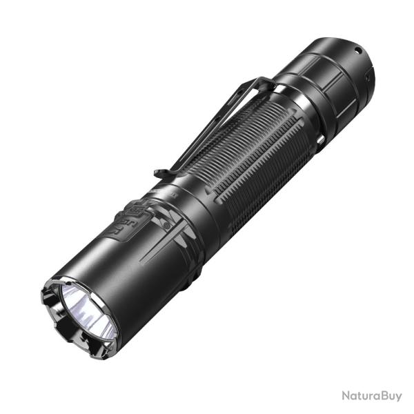 LAMPE KLARUS XT2CR PRO NOIR + CONTACTEUR DEPORT + MONTAGE DEPORT RAIL PICATINNY