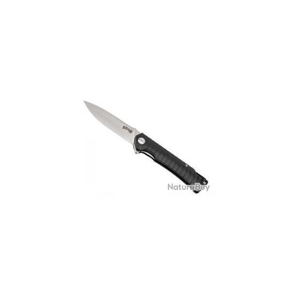 Couteau Herbertz  SELEKTION G10 NOIR  11,5CM lame acier D2 satin avec  flipper 