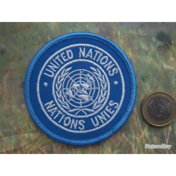 cusson ONU Nations Unies patch brod thermocollant