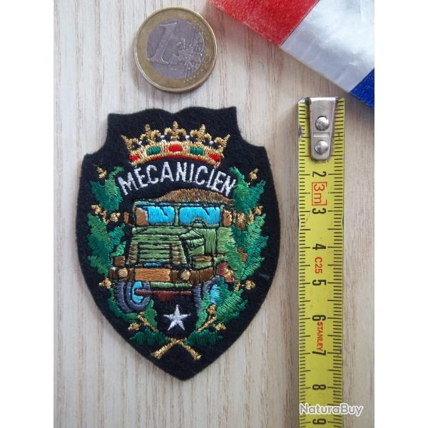 �cusson militaire m�canicien insigne tissu collection