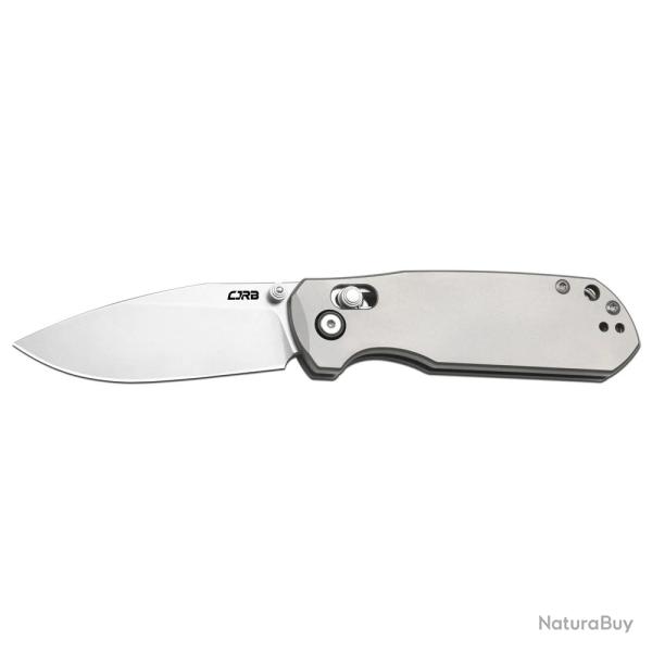 Couteau CJRB Maximal Lame Drop Point CPM-S90V Manche Titane Crossbar Lock KIVT Clip J1954GGY