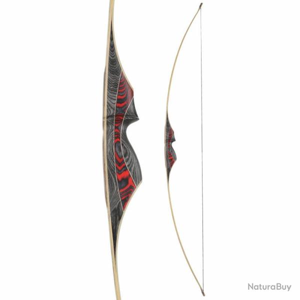 Longbow White Feather Olor - Droitier / 50Lbs / Orange