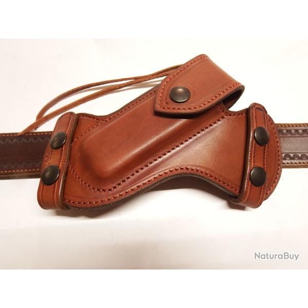 ETUI DE COUTEAU CUIR  le WING'S (entreprise fran�aise artisanale)