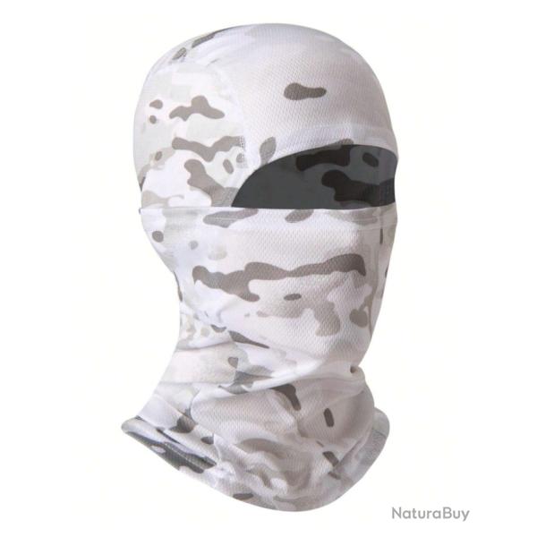 Cagoule de camouflage Treillis Blanche