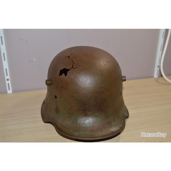 Coque de casque Allemand WW1  German Helmet Stahlhelm  1916 1918 / Soldat 14/18
