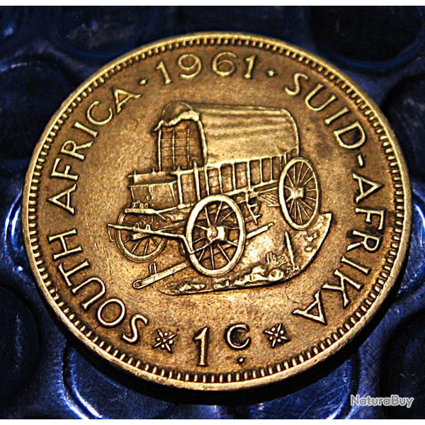 Afrique du sud piece de 1C 1961 (Jan Van Riebeek) diametre 30,9mm