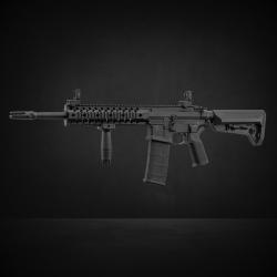 LANCER TACTICAL LT-12 M4 RIS EVO POLYMER PACK COMPLET 1J NSR - NOIR