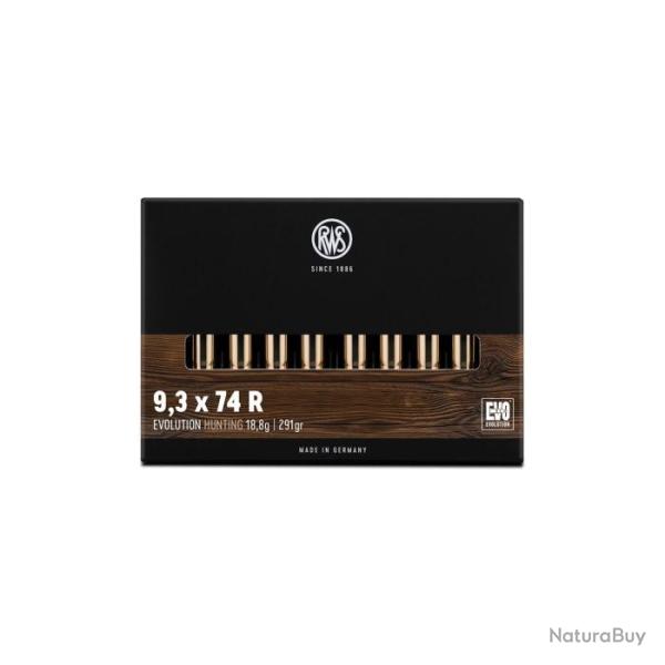 Balles RWS Evo - Cal. 9.3x74 R - 9.3x74R / Par 1