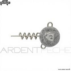 T&ecirc;te plomb&eacute;e FOX RAGE Corkscrew round jig head pack 15g