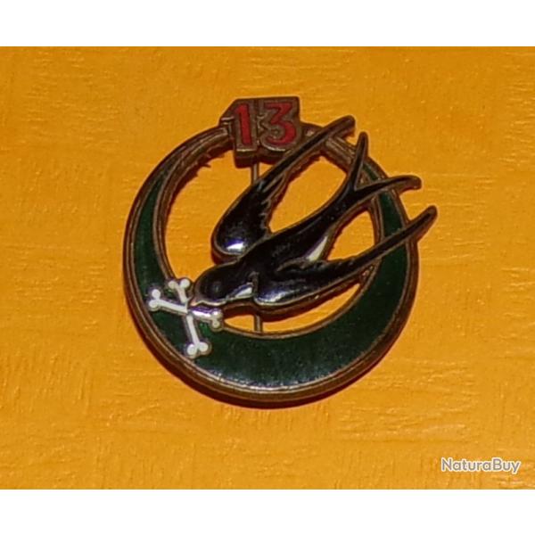 13� R�giment de Tirailleurs Alg�riens, type 2, dos guilloch�,   FABRICANT DRAGO PARIS , HOMOLOGATION