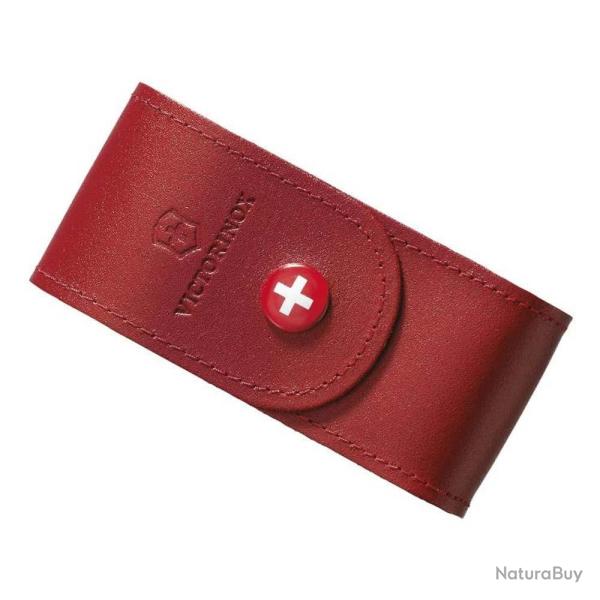 �tui cuir rouge Victorinox pour couteaux 91 mm de 15 � 23 pi�ces.