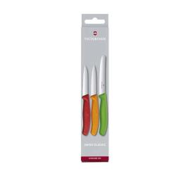Set 3 couteaux office victorinox swissclassic assortis