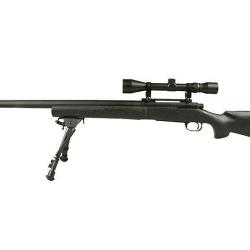 Sniper M24 w/ Lunette & Bipied (Snow Wolf) Noir
