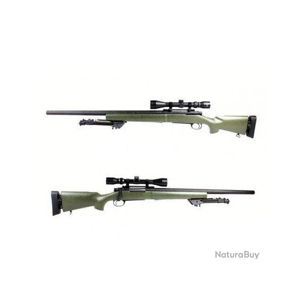 Sniper M24 w/ Lunette & Bipied (Snow Wolf) OD