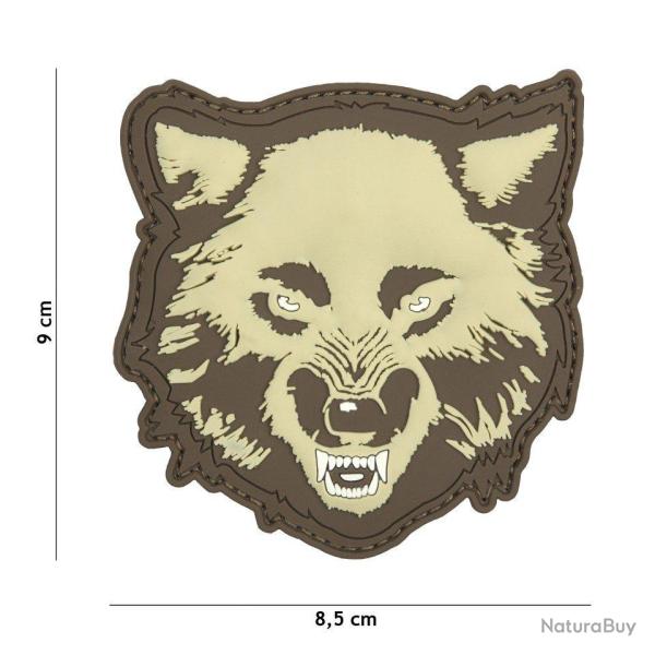 Patch 3D PVC Wolf (101 Inc) Coyote
