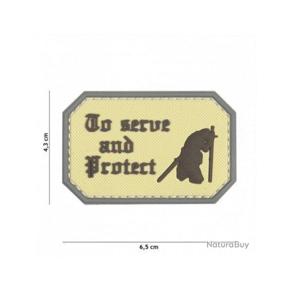 Patch 3D PVC To serve and protect (101 Inc) Coyote