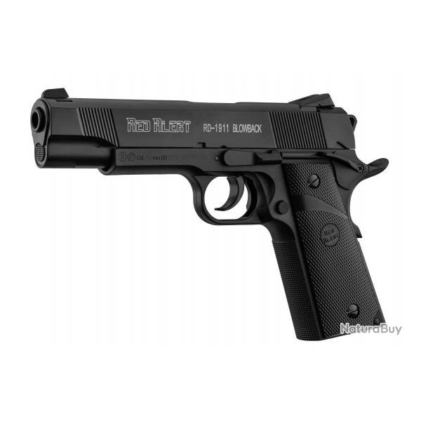 Pistolet GAMO Red Alert RD-1911 Blowback - Pack Bille acier
