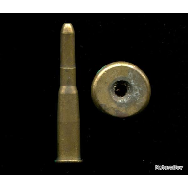 8 mm Lebel Inerte pour mitrailleuse St Etienne Mle 1907 - Laiton massif