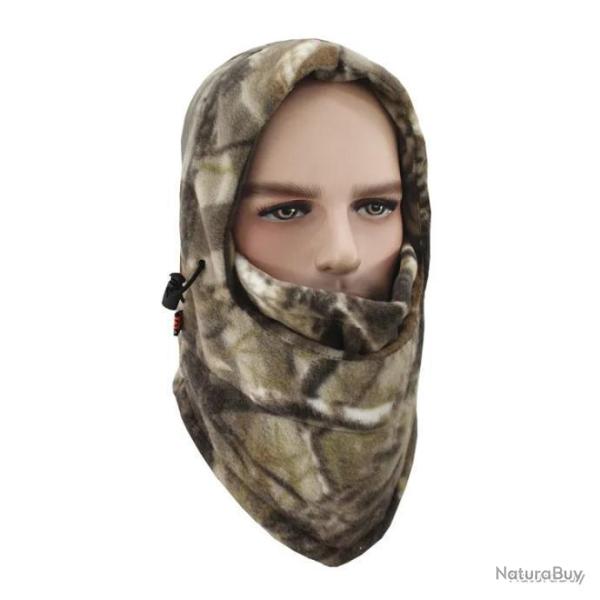 Cagoule en polaire � lacets - camo automne 3 - LIVRAISON GRATUITE