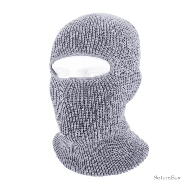 Cagoule bonnet 2-en-1 - grise - LIVRAISON GRATUITE