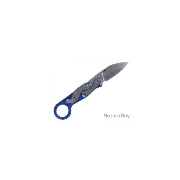 Couteau karambit CRKT PROVOKE EDC BLEU lame acier D2 satin